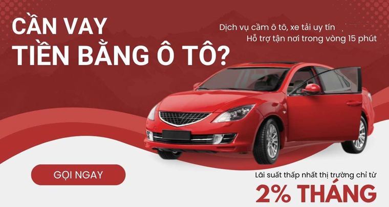 Cầm Xe Ô Tô Cho Vay