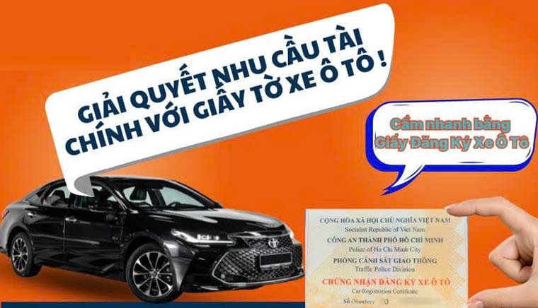 Cầm Xe Ô Tô mất Giấy tờ gốc